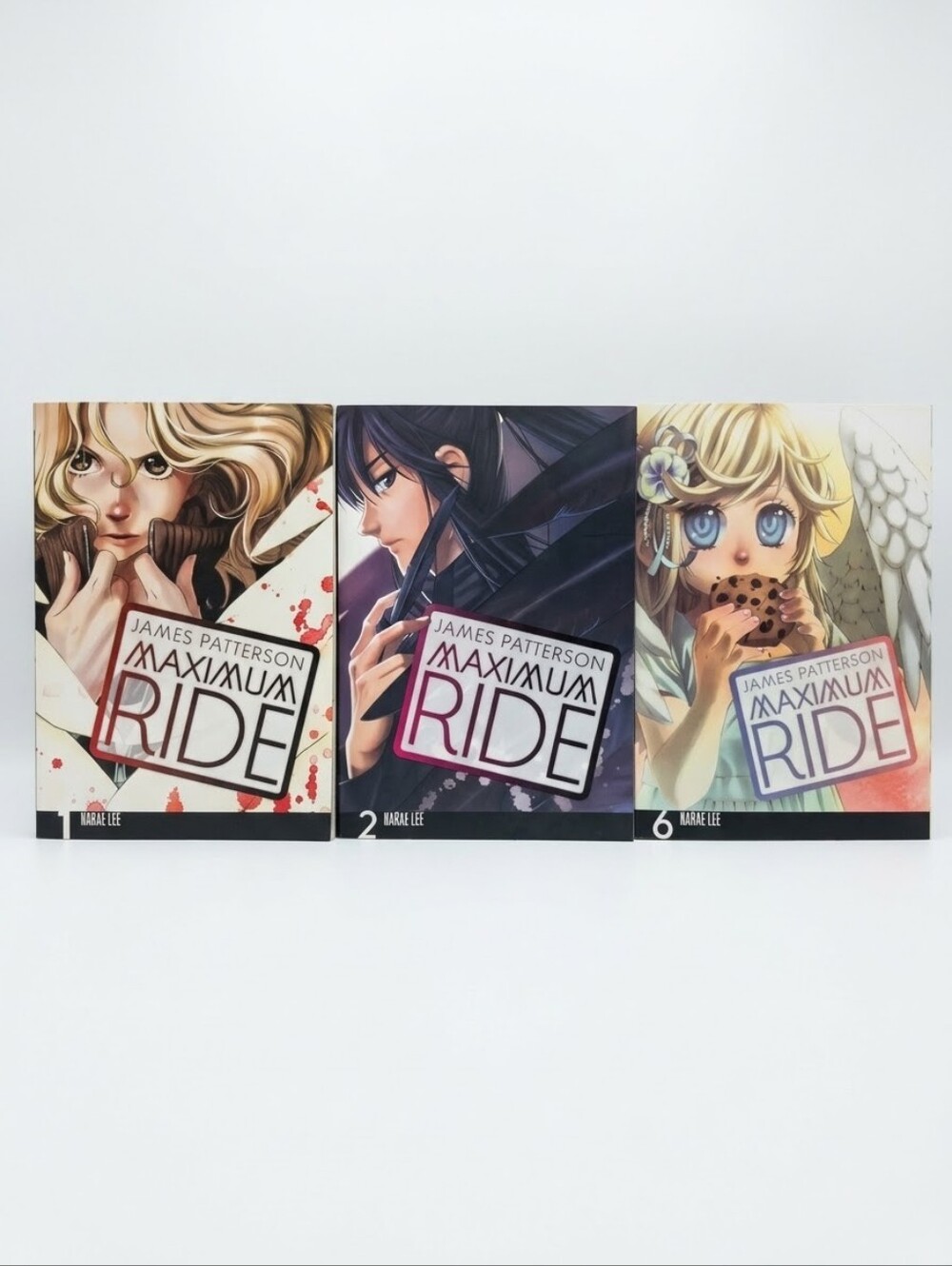 Maximum Ride Graphic Manga Set Vol #1,2 & 6 By James Patterson